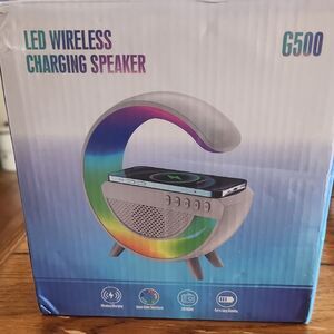 G500 LED Wireless Charging Speaker - Gray